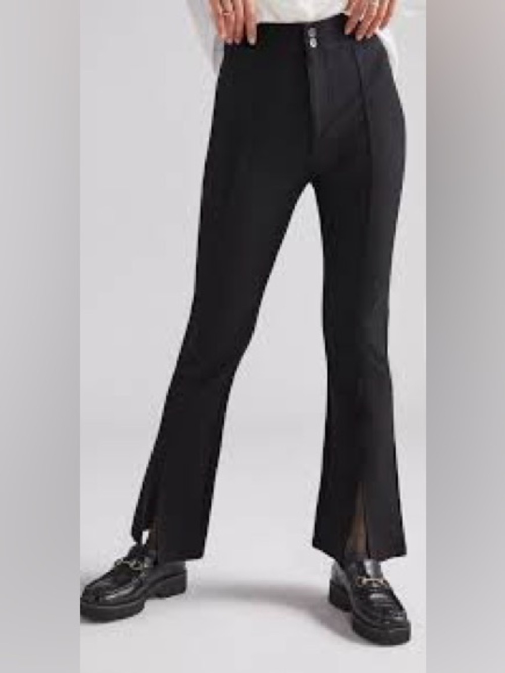 Maeve by Anthropologie Front Slit flare pants Sz 12